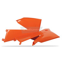 Polisport Orange Radiator Scoops for 2005-2007 KTM 450 EXCF