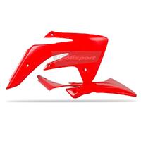 Polisport Red Radiator Scoops for 2007-2015 Honda CRF150R