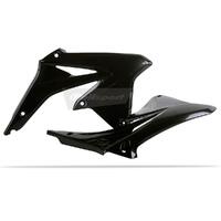 Polisport Black Radiator Scoops for 2008-2017 Suzuki RMZ450