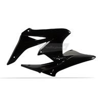 Polisport Black Radiator Scoops for 2010-2018 Suzuki RMZ250