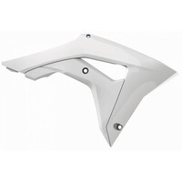 Polisport White Radiator Scoops for 2018-2021 Honda CRF250R
