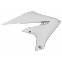 Polisport White Radiator Scoops for 2019-2023 Yamaha YZ250F