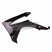 Polisport Black Radiator Scoops for 2014-2017 Honda CRF250R