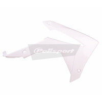 Polisport White Radiator Scoops for 2014-2017 Honda CRF250R