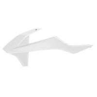 Polisport White Radiator Scoops for 2017-2019 KTM 500 EXCF