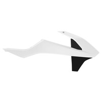 Polisport Radiator Shrouds KTM 65SX 16-17 - White/Black