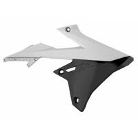 Polisport White Radiator Scoops for 2019-2023 Suzuki RMZ250