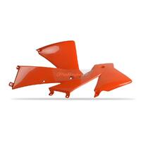 Polisport Orange Radiator Scoops for 1998-2004 KTM 250 SX
