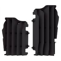 Polisport Black Radiator Louvres for 2016-2018 Kawasaki KX450F