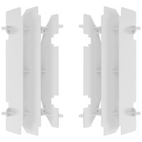 Polisport White Radiator Louvres for 2001-2012 Suzuki RM125