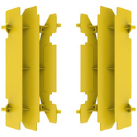 Polisport Yellow Radiator Louvres for 2001-2012 Suzuki RM125