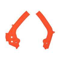 Polisport Orange Frame Guards for 2017-2019 KTM 350 EXCF