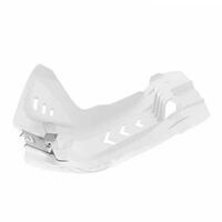 Polisport White Skid Plate Guard for 2013-2016 KTM 250 EXC Six Days