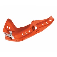 Polisport Orange Skid Plate Guard for 2017-2018 KTM 250 EXCF Six Days