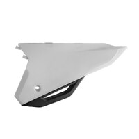 Polisport White Side Covers for 2023 Honda CRF450R Works Edition / CRF450RWE