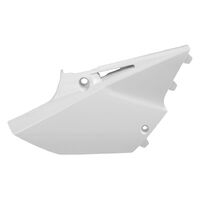 Polisport White Side Covers for 2022 Yamaha YZ85