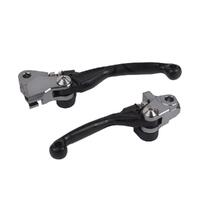 Polisport Folding Brake & Clutch Lever Set for 2019-2020 Kawasaki KX250 (4T)