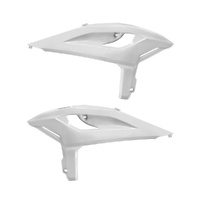 Polisport White Radiator Shrouds for 2025-2026 Beta RR250 X-Pro 2T