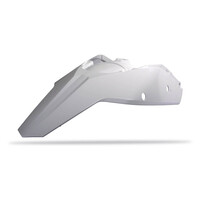 Polisport White Rear Fender for 2007-2011 KTM 250 EXC