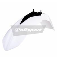 Polisport White Front Fender for 2012-2015 KTM 65 SX