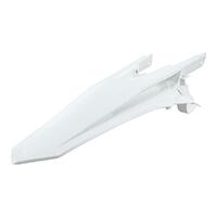 Polisport White Rear Fender for 2017-2018 KTM 300 EXC Six Days