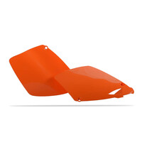 Polisport Orange Side Covers for 2003 KTM 450 EXCF