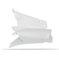 Polisport White Side Covers for 2000-2001 Honda CR125R