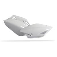 Polisport White Side Covers for 2007-2015 Honda CRF150R