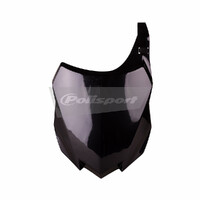 Polisport Black Front Number Plate for 2013-2015 Kawasaki KX450F