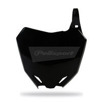 Polisport Black Front Number Plate for 2010-2018 Suzuki RMZ250