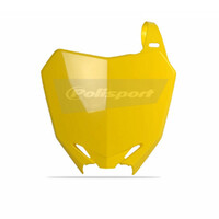 Polisport Yellow Front Number Plate for 2010-2018 Suzuki RMZ250