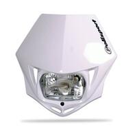 Polisport MMX Universal Offroad Enduro Headlight - White