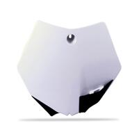 Polisport White Front Number Plate for 2009-2015 KTM 65 SX