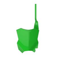 Polisport Green Front Number Plate for 2017-2018 Kawasaki KX250F