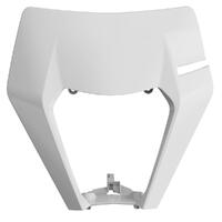 Polisport White Headlight Surround for 2017-2019 KTM 350 EXCF