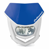 Polisport Halo LED Motorbike Headlight - Blue