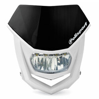 Polisport Halo LED Motorbike Headlight - Black