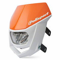 Polisport Halo LED Motorbike Headlight - Orange