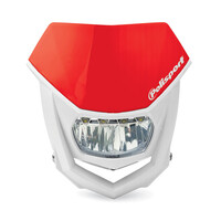 Polisport Halo LED Motorbike Headlight - Honda Red 