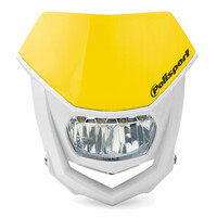 Polisport Halo LED Motorbike Headlight - Yellow