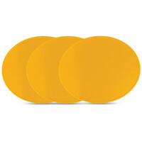 Polisport Preston Petty MX Number Plate - Set of 3 - Dark Yellow