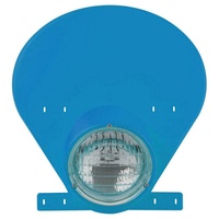 Polisport Preston Petty LED Motorbike Headlight Number Plate - Blue