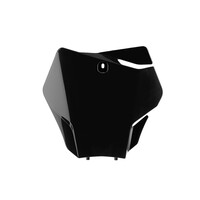 Polisport Black Front Number Plate for 2022 GasGas EX350 F
