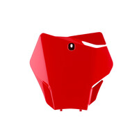 Polisport Red Front Number Plate for 2021-2022 GasGas EC250 F