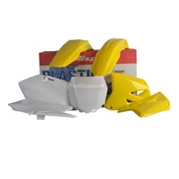 Polisport Plastics Kit for 2001-2011 Suzuki RM250 OEM Yellow Offroad Dirt MX
