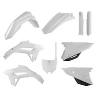 Polisport MX Plastic Kit Honda CRF450 2021 (Includes Fork Guards) White