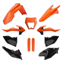 Polisport Plastics Kit for 2019 KTM 250 EXC TPI Six Days