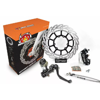 Moto-Master 320mm Supermoto Racing Brake Kit for 2005-2008 Husaberg FS650