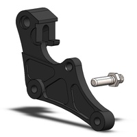 Moto-Master 320mm Front Caliper Adapter Bracket for 2020-2026 Yamaha YZ125X