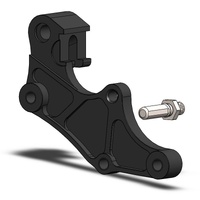 Moto-Master 320mm Front Caliper Adapter Bracket for 2015-2018 Beta RR430 4T Racing